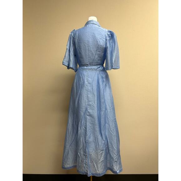 HYACINTH HOUSE Power Blue Cindy Midi Dress M - NWT - Picture 5 of 5